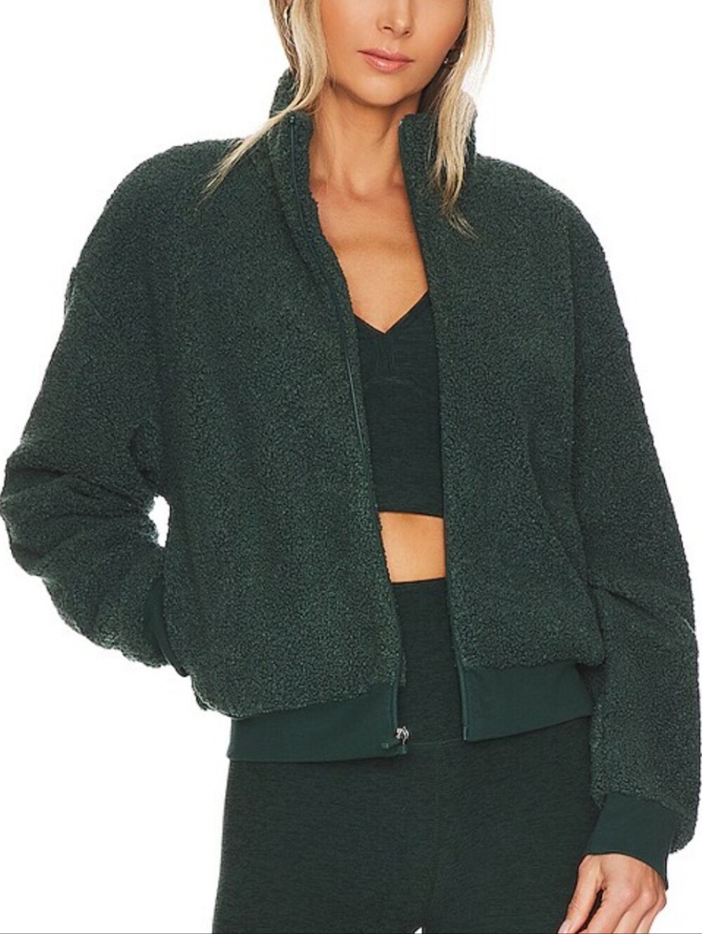Beyond Yoga Brave The Elements Sherpa Jacket
